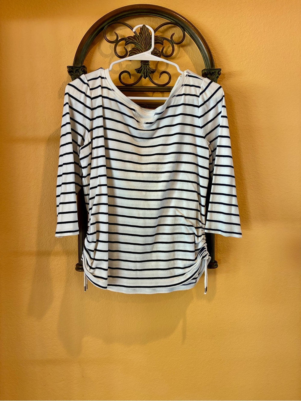 Chaps Striped Blouse